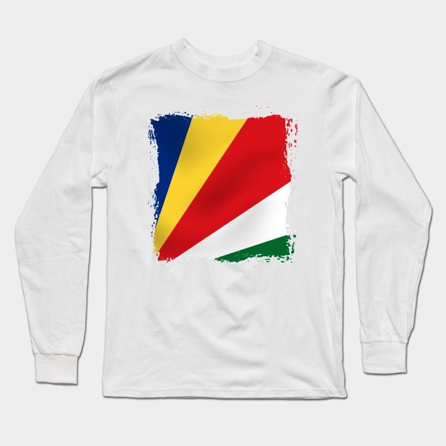 Seychelles artwork Long Sleeve T-Shirt by SASTRAVILA